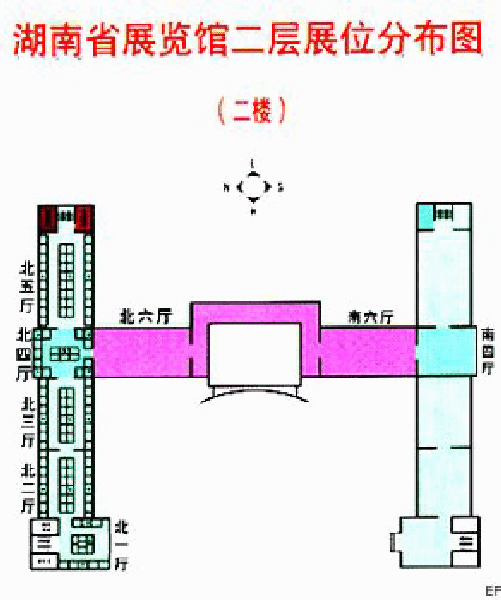 湖南省展覽館場館圖