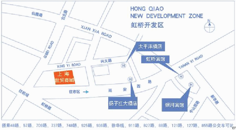 上海世貿商城交通圖