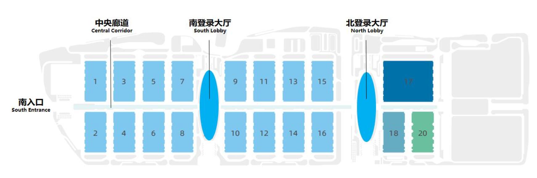 深圳國際會(huì)展中心(寶安新館)場(chǎng)館圖